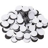 1" Adhesive Magnetic Peel and Stick Circles for Magnet Crafts, Photos and Business Cards