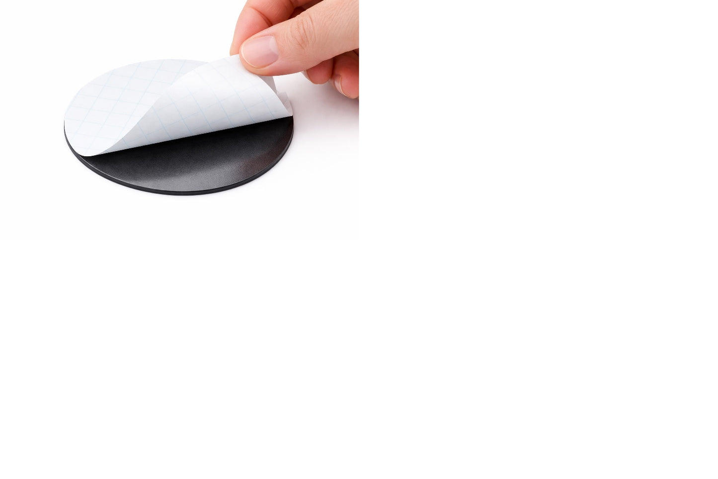 1" Adhesive Magnetic Peel and Stick Circles for Magnet Crafts, Photos and Business Cards