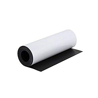 Dry Erase Magnetic Rolls 24.375" x .020" x 25' Write on Wipe off Magnet White and Colors
